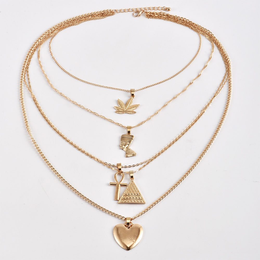 Women's Pyramid Love Pendant Multilayer NecklaceEmbody the power of love with this Women's Pyramid Love Pendant Multilayer Necklace. Featuring a sleek, chic Europe-America style, this necklace is made of high-qualNeklacePlush Fashions ShopPlush Fashion ShopPyramid Love Pendant Multilayer Necklace