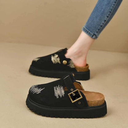 Round Toe Platform LoafersElevate your style with our Round Toe Platform Loafers! Made with durable elastomer and soft suede materials, these low-heeled shoes provide superior comfort and supShoesPlush Fashion ShopPlush Fashion ShopRound Toe Platform Loafers