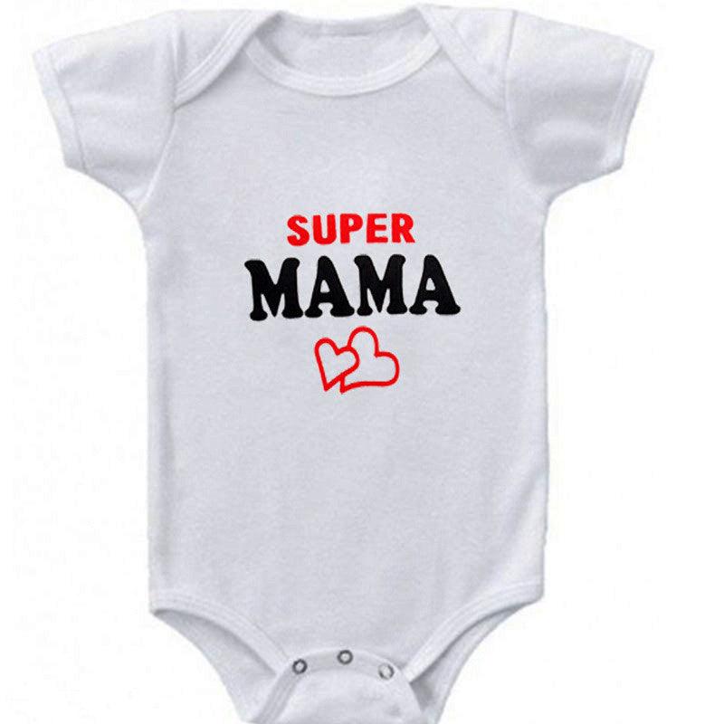 Funny Super Mama Papa Printed Baby Romper New Fashion For Boys & GirlsDERMSPE Funny Super Mama Papa Printed Baby Romper
Introducing our adorable Funny Super Mama Papa Printed Baby Romper, perfect for your little one's summer and springBaby rompersPlush Fashions ShopPlush Fashion ShopFunny Super Mama Papa Printed Baby Romper