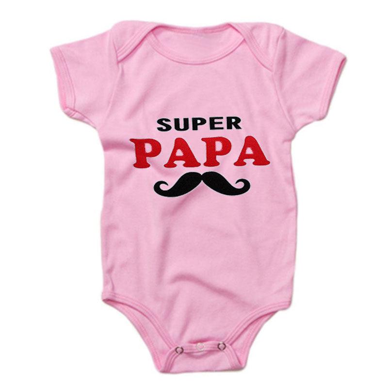 Funny Super Mama Papa Printed Baby Romper New Fashion For Boys & GirlsDERMSPE Funny Super Mama Papa Printed Baby Romper
Introducing our adorable Funny Super Mama Papa Printed Baby Romper, perfect for your little one's summer and springBaby rompersPlush Fashions ShopPlush Fashion ShopFunny Super Mama Papa Printed Baby Romper