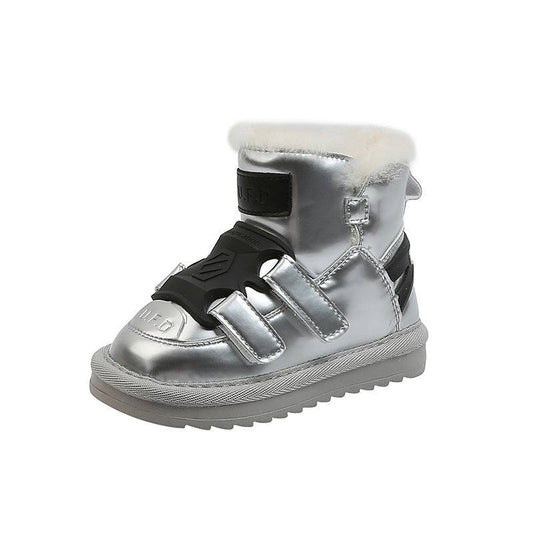 Wool Warmth Children's Mirror Waterproof Snow BootsGet ready for the winter with our Winter Children's Mirror Waterproof Snow Boots! Made with high-quality mirror super fiber rubber, these boots are not only stylish Infant bootsPlush Fashions ShopPlush Fashion ShopMirror Waterproof Snow Boots