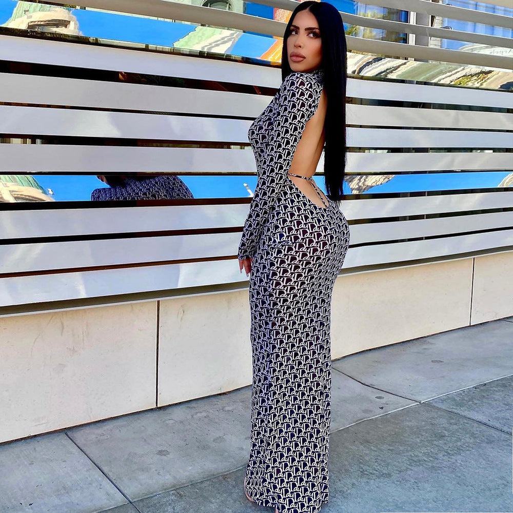 Women Print Backless Dress WomenThis stylish backless dress is perfect for women who want to make a statement. Featuring a bold print and a flattering silhouette, this dress is sure to turn heads wDressPlush Fashions ShopPlush Fashion ShopWomen Print Backless Dress Women