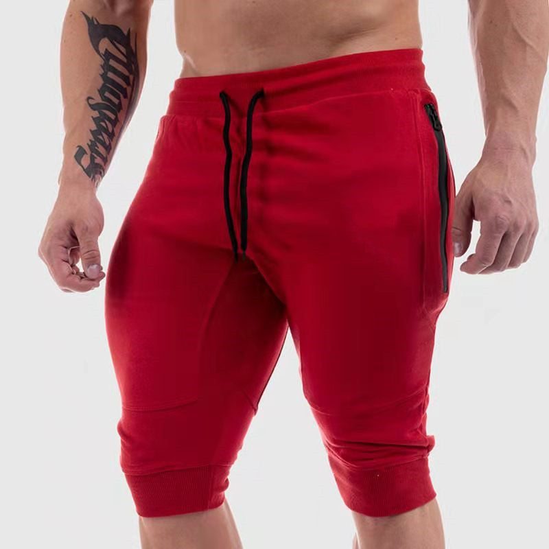 Fashion Sports Fitness Shorts MenStay comfortable and stylish with our Fashion Sports Fitness Shorts for Men! Made with high-quality cotton, these shorts come in red, black, and gray, perfect for anMen's ShortsPlush Fashions ShopPlush Fashion ShopFashion Sports Fitness Shorts Men