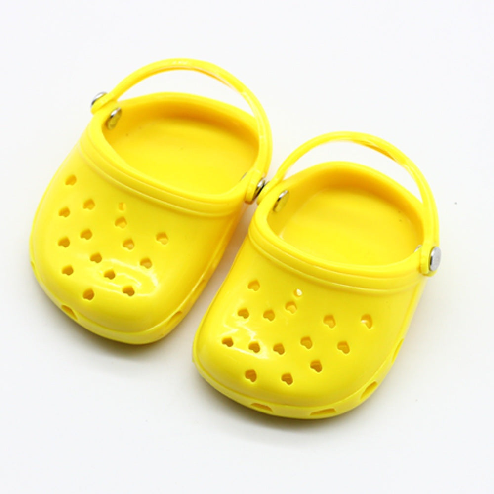 Children doll beach slippersExperience beach fun with these colorful doll beach slippers! Made of durable plastic, these fashionable accessories are perfect for all ages - from infants to youthGirls doll shoesPlush Fashions ShopPlush Fashion ShopChildren doll beach slippers