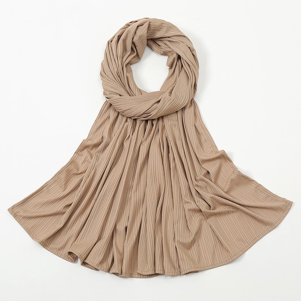 Women's Knitted Cotton Striped Solid Color ScarfElevate your style with our Women's Knitted Thread Cotton Scarf! Made from premium cotton, it comes in various solid colors, adding sophistication to any outfit. LigScarfPlush Fashions ShopPlush Fashion ShopKnitted Cotton Striped Solid Color Scarf