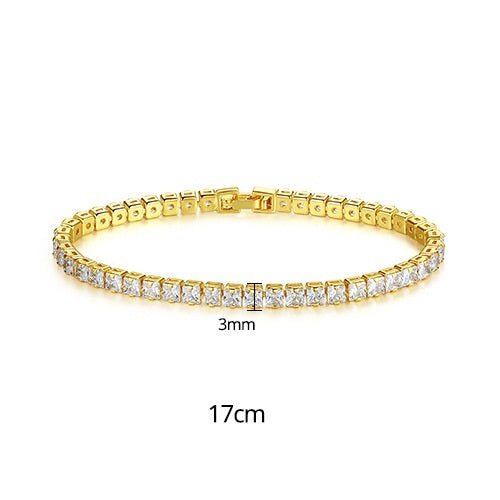 New Fashion Simple Tennis Bracelet For WomenAdd an elegant touch to any outfit with our New Fashion Simple Tennis Bracelet for Women. Made with high-quality materials and inlaid with sparkling zircon, this braBracletPlush Fashions ShopPlush Fashion ShopFashion Simple Tennis Bracelet