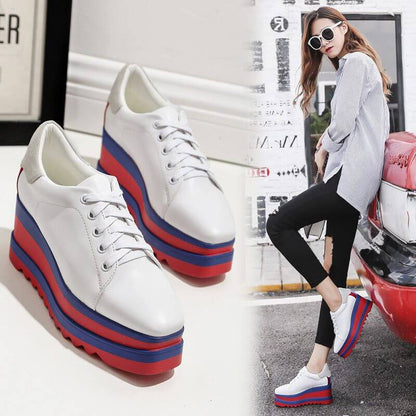 Ladies High-heeled Wedge Casual ShoeName: Casual Shoe
Material: Casual Shoe
Experience style and comfort with our Lady's High-heeled Wedge Casual Shoe. The square-toe design and soft artificial PU uppeShoesPlush Fashion ShopPlush Fashion ShopCasual Shoe