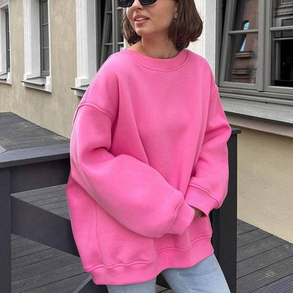 Women's Solid Color Loose SweaterStay cozy and stylish with our Solid Color Loose Sweater. Available in a variety of colors and sizes, the loose fit and conventional sleeves provide both comfort andsweatersPlush Fashions ShopPlush Fashion ShopSolid Color Loose Sweater European