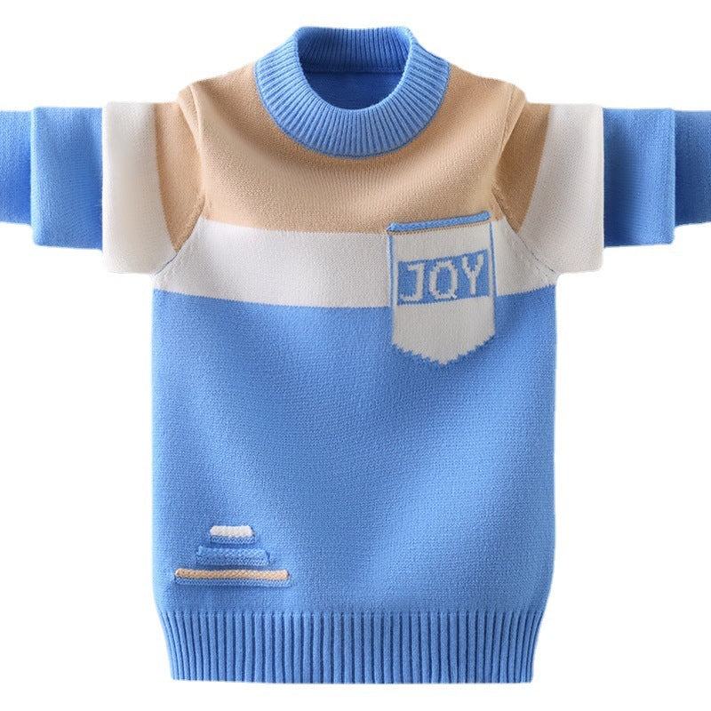 Boys' Bottoming Version Of The TideAdd a pop of style to your little one's wardrobe with our Boys' Bottoming Version of the Tide shirt! Made from high-quality cotton, this trendy shirt offers both comBoys sweatersPlush Fashions ShopPlush Fashion ShopBoys' Bottoming Version