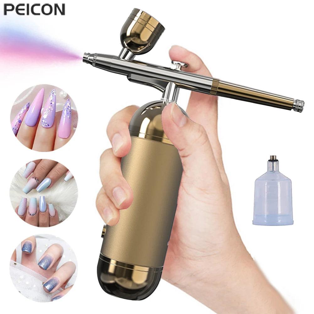 Professional Portable Airbrush Nail Kit with Compressor for Nail Art, Elevate your artistry with the Professional Portable Airbrush Nail Kit. Perfect for nail art, cake decorating, and crafts, this versatile kit features a rechargeableFacial cleanserPlush Fashions ShopPlush Fashion ShopProfessional Portable Airbrush Nail Kit