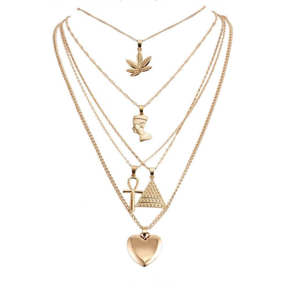 Women's Pyramid Love Pendant Multilayer NecklaceEmbody the power of love with this Women's Pyramid Love Pendant Multilayer Necklace. Featuring a sleek, chic Europe-America style, this necklace is made of high-qualNeklacePlush Fashions ShopPlush Fashion ShopPyramid Love Pendant Multilayer Necklace