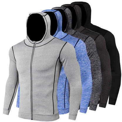 Zip Sport T Shirt Long Sleeve