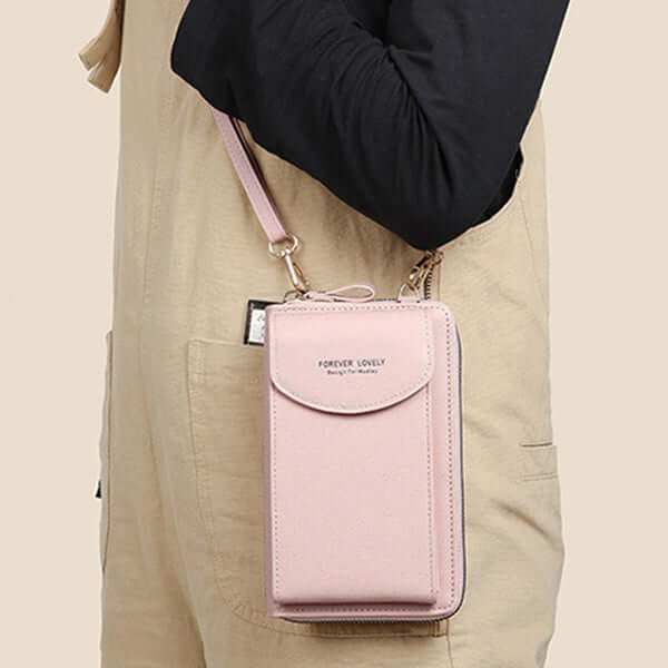 Women Mobile Phone Crossbody Large Wallet Shoulder BagThis crossbody bag is a versatile and stylish accessory for daily use. With its synthetic leather lining and PU leather material, it offers durability and a touch of0Plush Fashions ShopPlush Fashion ShopWomen Mobile Phone Crossbody Large Wallet Shoulder Bag