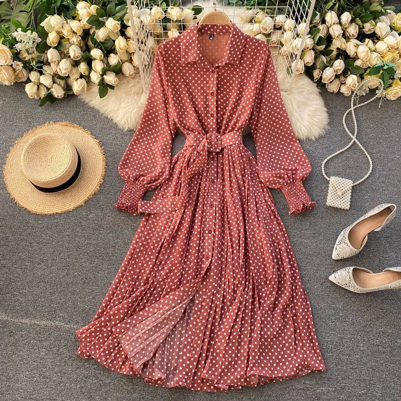 French Dress Spring New WomenGet ready to spice up your summer wardrobe with our French Dress Spring New Women from Plush Fashions Shop Vintage! This A-line skirt features a charming dot patternDressPlush Fashions ShopPlush Fashion ShopFrench Dress Spring