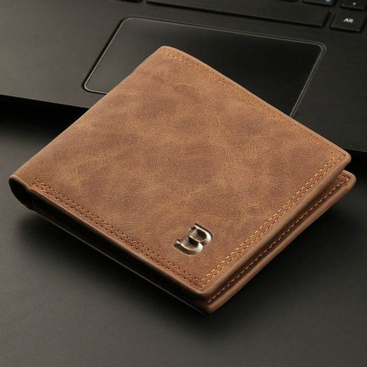 New Men Wallets Small Money Purses DesignThis sleek and stylish men's wallet is the perfect accessory for any man on the go. The compact design fits easily into pockets, while the solid color adds a touch oWalletPlush Fashions ShopPlush Fashion ShopMen Wallets Small Money Purses Design