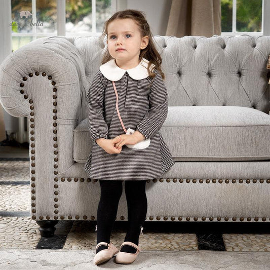 Winter Girl's Plaid Dress Children's ClothingIntroduce your little girl to style and comfort with our Winter Girl's Plaid Dress! Combining a trendy European and American design with a durable A-line skirt, thistoddler dressPlush Fashions ShopPlush Fashion ShopPlaid Dress Children'