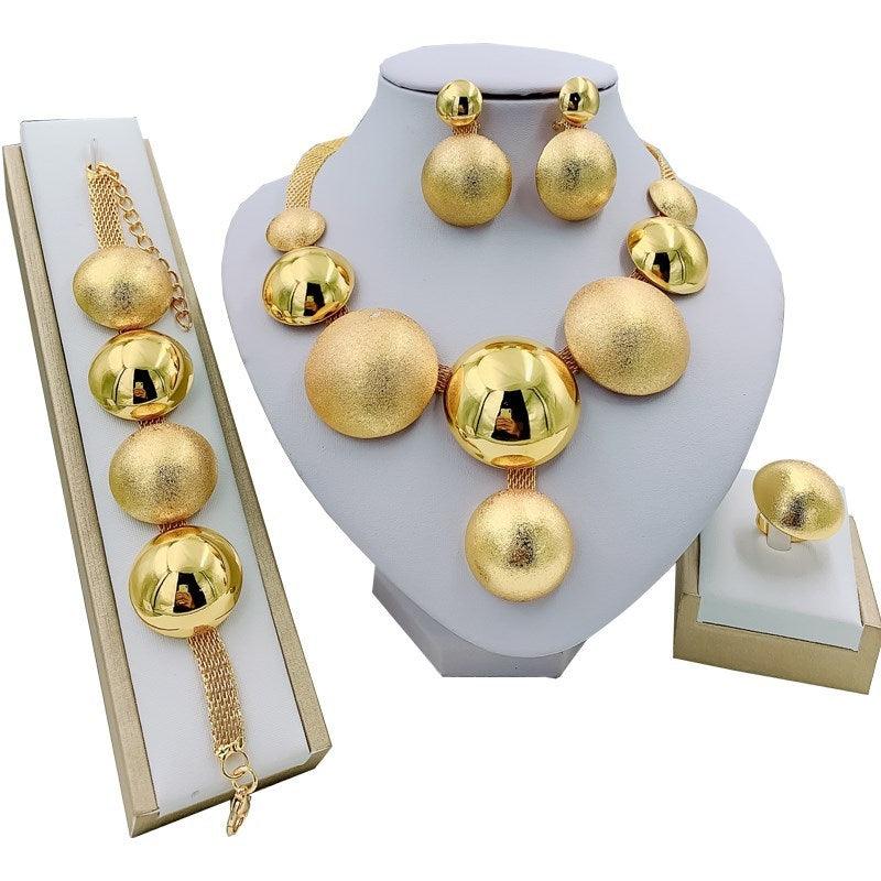 Necklaces & PendantsThis four-piece alloy jewelry set is perfect for  Jewelry Necklaces &amp; Pendants Made with high-quality materials and an electroplating treatment, it exudes elegan3 piece setPlush Fashions ShopPlush Fashion ShopNecklaces & Pendants