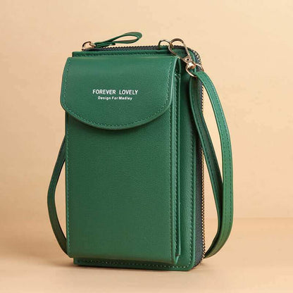 Women Mobile Phone Crossbody Large Wallet Shoulder BagThis crossbody bag is a versatile and stylish accessory for daily use. With its synthetic leather lining and PU leather material, it offers durability and a touch of0Plush Fashions ShopPlush Fashion ShopWomen Mobile Phone Crossbody Large Wallet Shoulder Bag