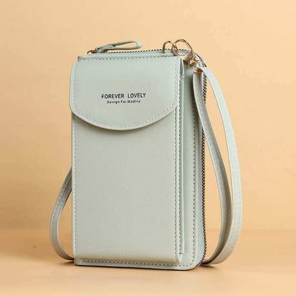 Women Mobile Phone Crossbody Large Wallet Shoulder BagThis crossbody bag is a versatile and stylish accessory for daily use. With its synthetic leather lining and PU leather material, it offers durability and a touch of0Plush Fashions ShopPlush Fashion ShopWomen Mobile Phone Crossbody Large Wallet Shoulder Bag