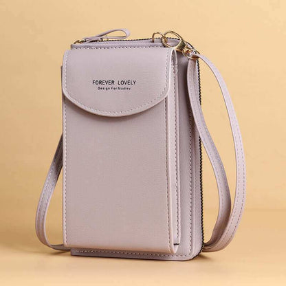 Women Mobile Phone Crossbody Large Wallet Shoulder BagThis crossbody bag is a versatile and stylish accessory for daily use. With its synthetic leather lining and PU leather material, it offers durability and a touch of0Plush Fashions ShopPlush Fashion ShopWomen Mobile Phone Crossbody Large Wallet Shoulder Bag