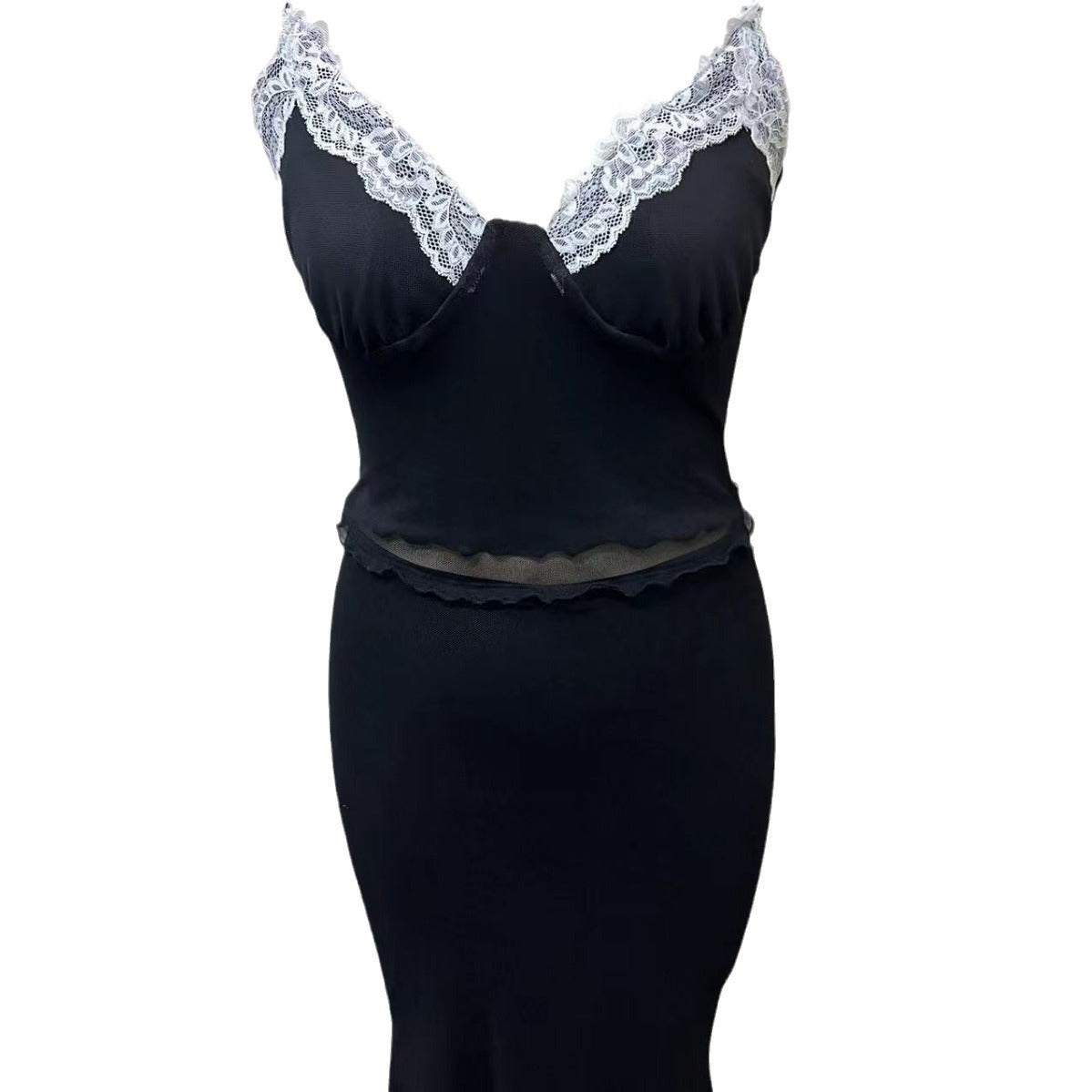 Women's Slim Fit Mesh Suit SuspendersElevate your style with our Women's Slim Fit Mesh Suit Suspenders. Made with polyester and a double layer process for durability. The mid-length skirt and sleeveless2 piece skirt setPlush Fashions ShopPlush Fashion ShopSlim Fit Mesh Suit Suspenders