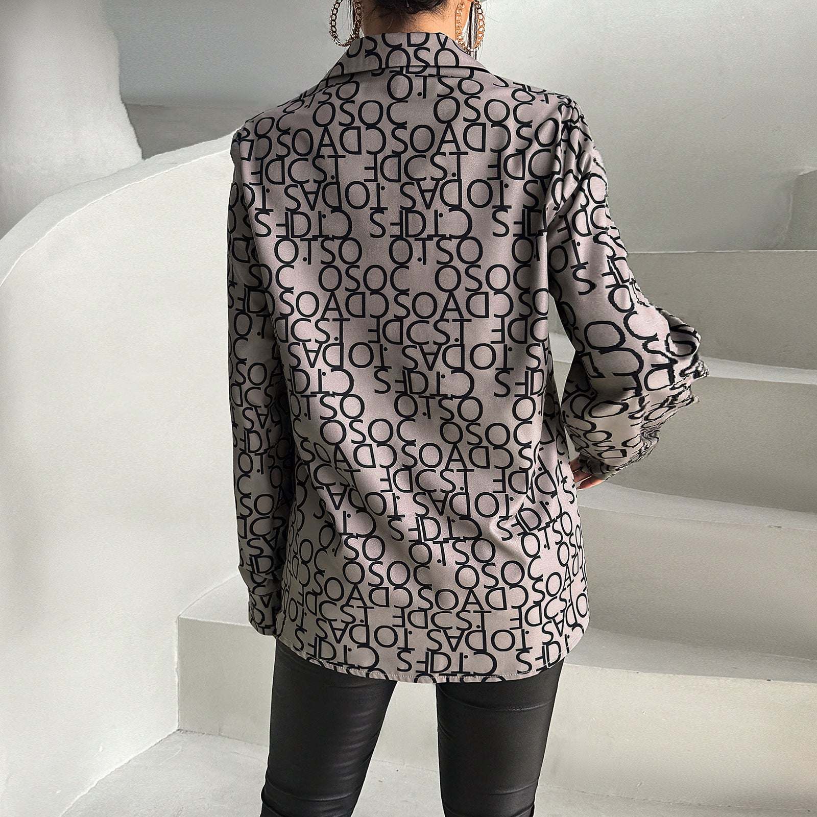 Women's Fashion Temperament Commute Printed Long-sleeved ShirtUnleash your inner fashion guru with our Women's Fashion Temperament Commute Printed Long-sleeved Shirt! The woven fabric provides a comfortable and stylish fit, whiShirtPlush Fashions ShopPlush Fashion ShopWomen'