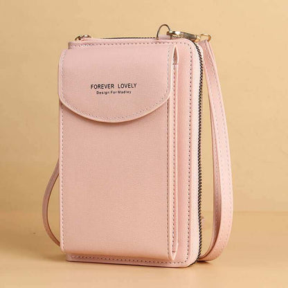 Women Mobile Phone Crossbody Large Wallet Shoulder BagThis crossbody bag is a versatile and stylish accessory for daily use. With its synthetic leather lining and PU leather material, it offers durability and a touch of0Plush Fashions ShopPlush Fashion ShopWomen Mobile Phone Crossbody Large Wallet Shoulder Bag