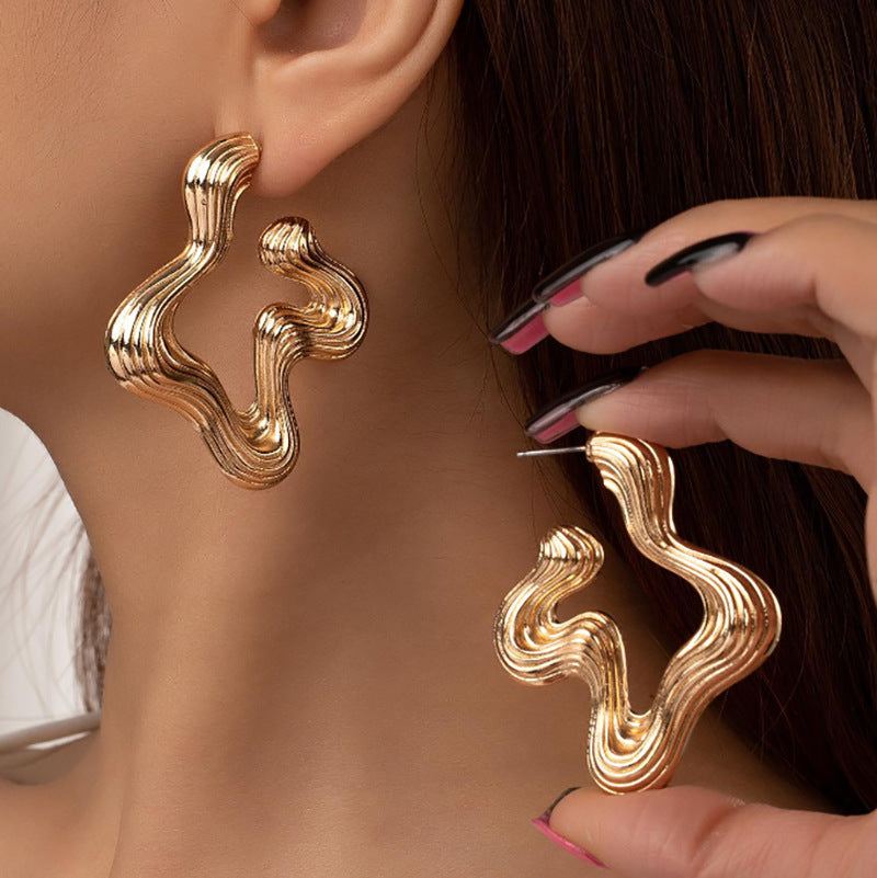 Retro Style Exaggerated Female EarringsStep back in time and add a touch of vintage summer spice to your wardrobe with these Retro Style Exaggerated Earrings Female European And American Style. Available EaringsPlush Fashions ShopPlush Fashion ShopRetro Style Exaggerated Female Earrings