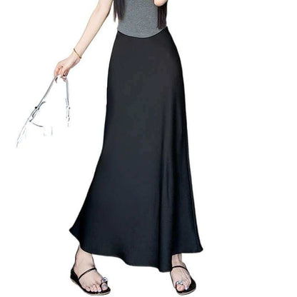 Fashion Skirt Women's Mid-length High Waist SheathEmbrace elegance and style with our Fashion Skirt! Made with high quality polyester, this mid-length high waist sheath skirt comes in champagne, brown, and black. ItSkirtPlush Fashions ShopPlush Fashion ShopFashion Skirt Women'