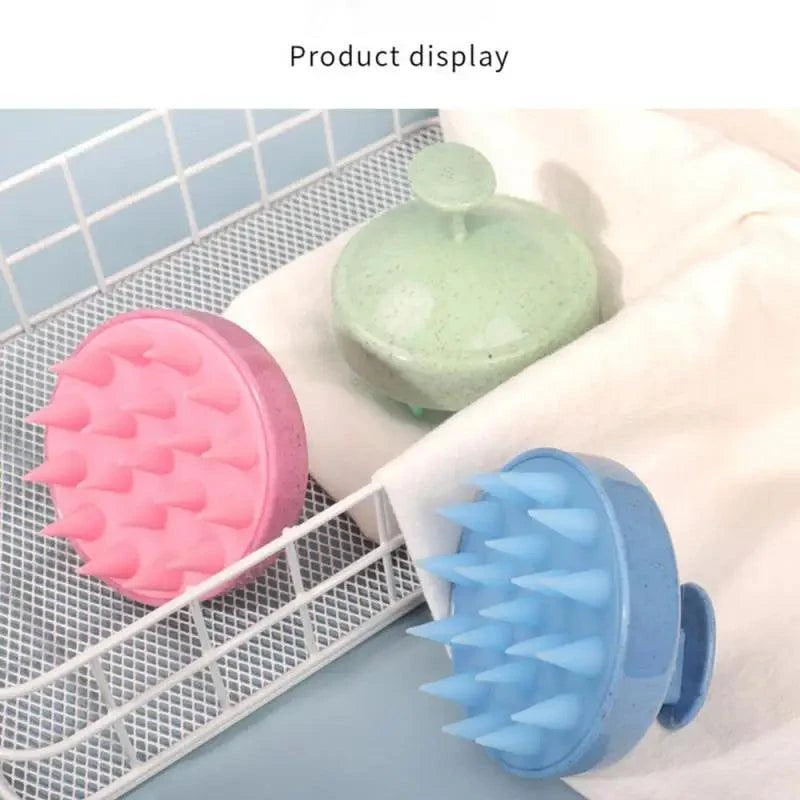 Silicone Shampoo Brush Head Scalp Massage CombExperience a deep cleanse with our Silicone Shampoo Brush Head! Its extended handle gently massages the scalp, reducing fatigue and promoting relaxation. Made with hHair carePlush Fashions ShopPlush Fashion ShopSilicone Shampoo Brush Head Scalp Massage Comb