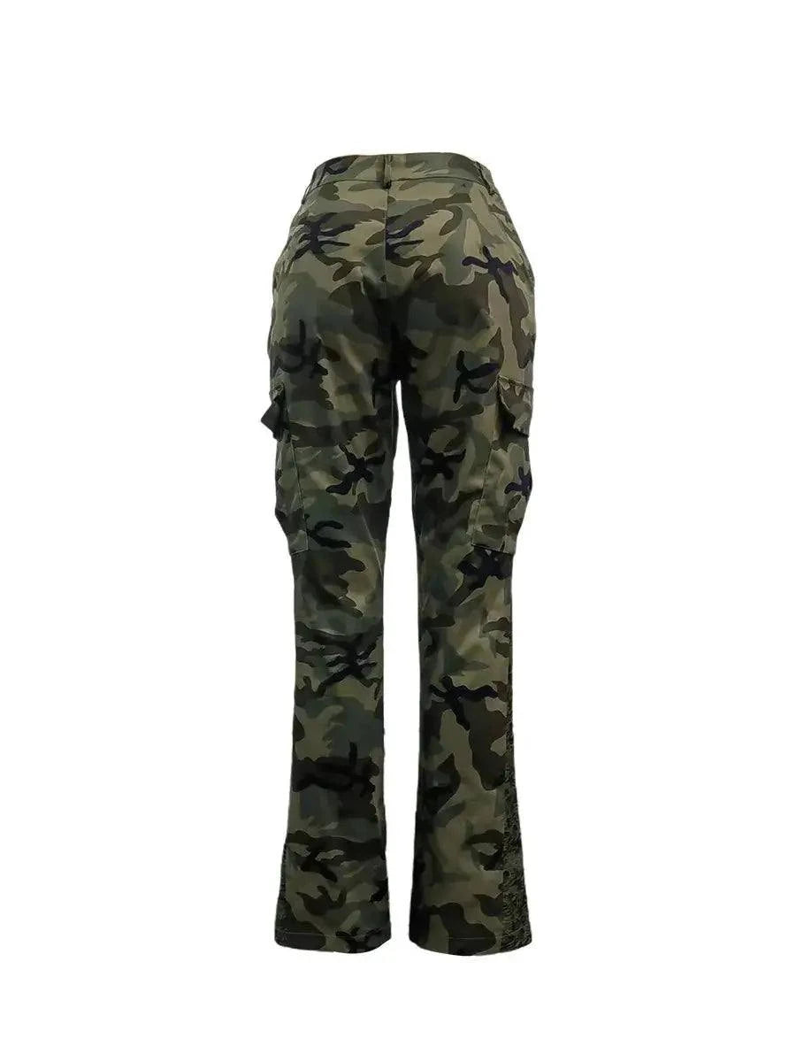 Camo Print Side Pocket Cargo Pants For WomenBe bold and confident with these Camo Print Side Pocket Cargo Pants for Women! Designed with a camouflage print and side pockets, these pants are both stylish and fuPantsPlush Fashions ShopPlush Fashion ShopCamo Print Side Pocket Cargo Pants