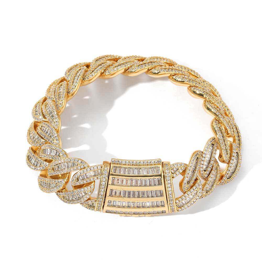 Miami Buckle Cuban Chain Real Gold Plating BraceletElevate your style with our Miami Buckle Cuban Chain Bracelet. Made with real gold plating, this hip hop inspired piece is a must-have for fashion-forward women. WitBracletPlush Fashions ShopPlush Fashion ShopMiami Buckle Cuban Chain Real Gold Plating Bracelet