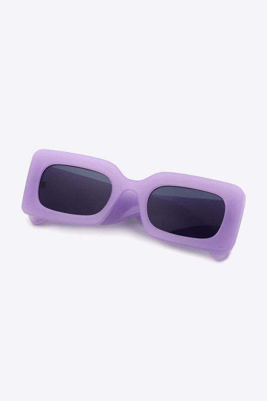 Polycarbonate Frame Rectangle SunglassesProtect your eyes in style with our Polycarbonate Frame Rectangle Sunglasses! Featuring a durable polycarbonate frame and lens, these sunglasses not only provide UV4Sun glassesPlush Fashion ShopPlush Fashion ShopPolycarbonate Frame Rectangle Sunglasses