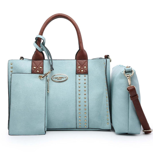 Professional Women's 3-Piece Handbag SetElevate your style with this chic and versatile 3-piece handbag set for professional women. Featuring a spacious tote, a sleek shoulder bag, and a stylish clutch, thHandbagsPlush Fashions ShopPlush Fashion ShopProfessional Women'