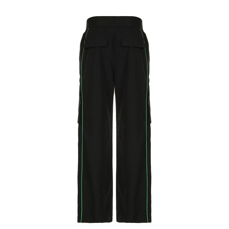 Pocket Loose Trousers Casual Two-piece SuitGet ready to turn heads with our Pocket Loose Trousers Casual Two-piece Suit! Crafted from high-quality woven material, this street fashion suit features a solid col2 piece Pants setPlush Fashions ShopPlush Fashion ShopPocket Loose Trousers Casual