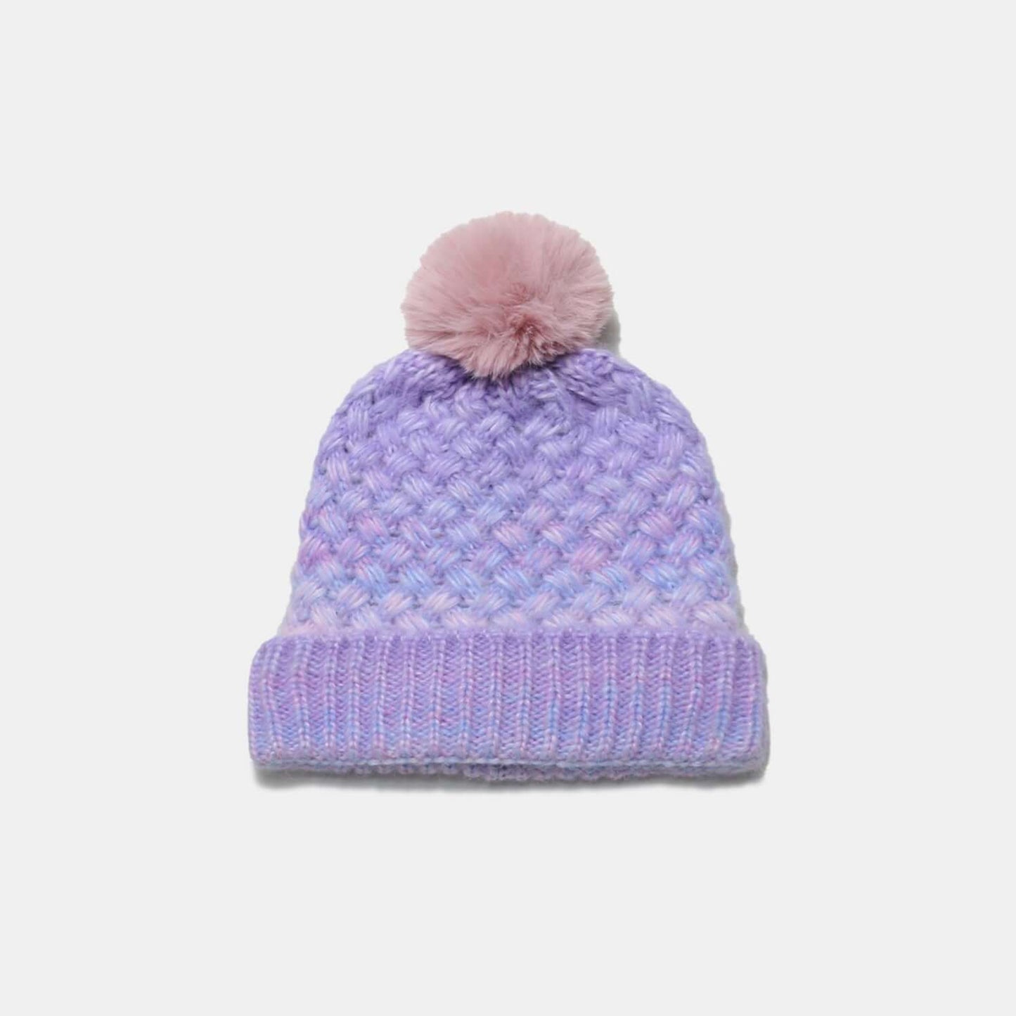 Gradient Knit Hat with PompomStay warm and stylish with our Gradient Knit Hat with Pompom! Made with a soft and cozy blend of acrylic and polyester, this imported hat is the perfect addition to HatPlush Fashion ShopPlush Fashion ShopGradient Knit Hat