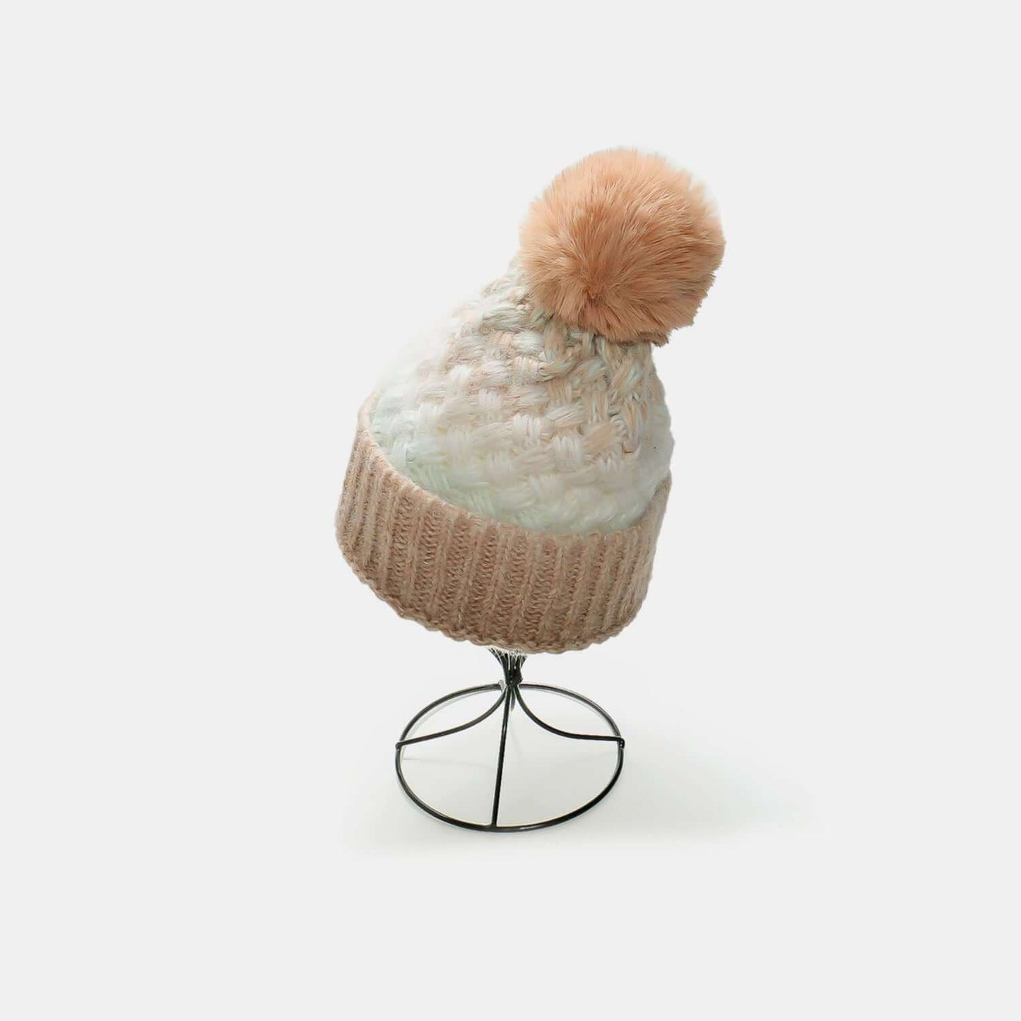 Gradient Knit Hat with PompomStay warm and stylish with our Gradient Knit Hat with Pompom! Made with a soft and cozy blend of acrylic and polyester, this imported hat is the perfect addition to HatPlush Fashion ShopPlush Fashion ShopGradient Knit Hat