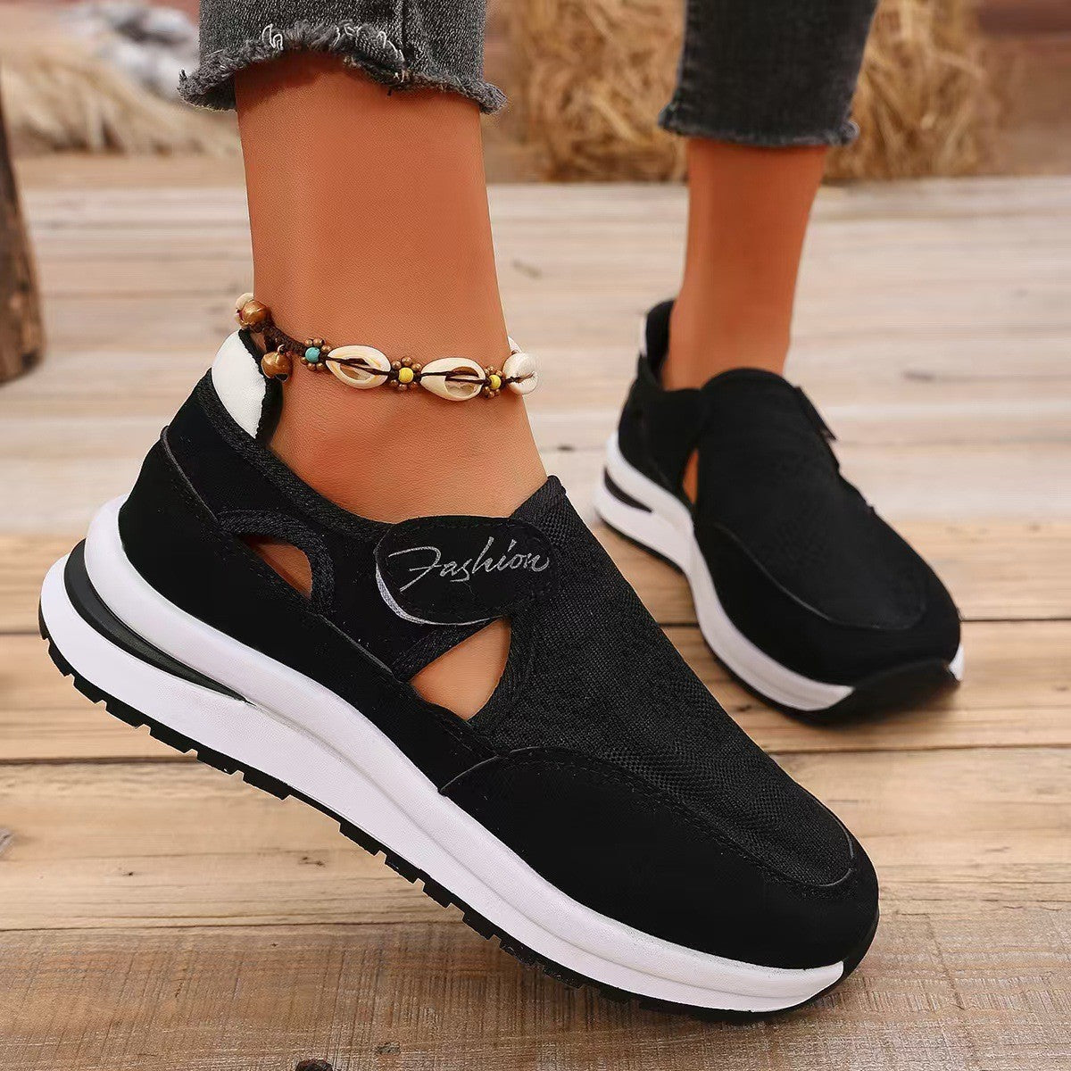 Women's Mesh Round Toe Platform SneakersElevate your style with our Mesh Round Toe Platform Sneakers. These mid heel sneakers are crafted with comfort and style in mind, featuring a rubber sole and PU leatShoesPlush Fashion ShopPlush Fashion ShopMesh Round Toe Platform Sneakers