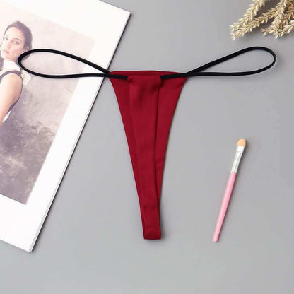 Women's Minimalist Low Waisted Underwear With One RopeExperience comfort and style with our Women's Minimalist Low Waisted Underwear! Made with a polyester cotton blend, our solid color underwear features a low waist deunderwearPlush Fashions ShopPlush Fashion ShopMinimalist Low Waisted Underwear