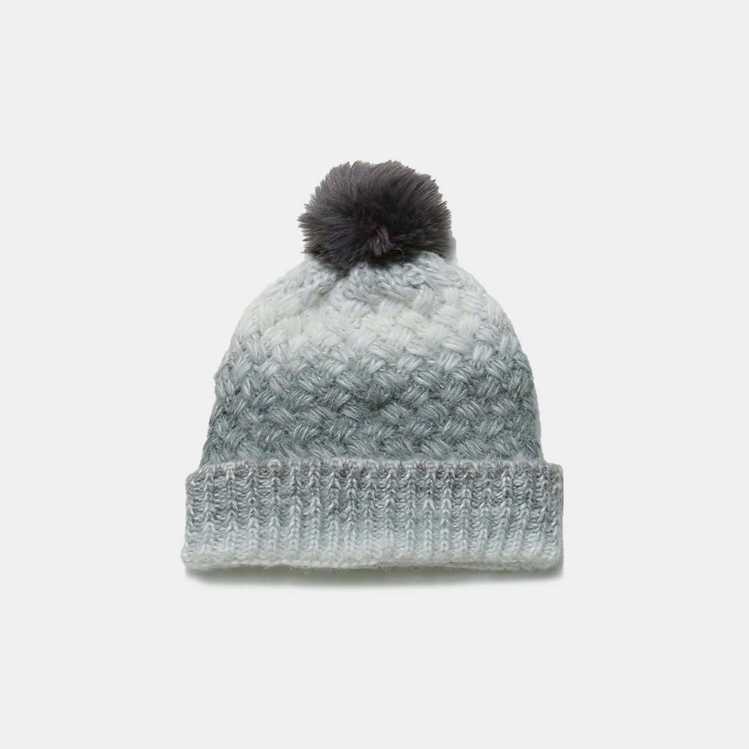 Gradient Knit Hat with PompomStay warm and stylish with our Gradient Knit Hat with Pompom! Made with a soft and cozy blend of acrylic and polyester, this imported hat is the perfect addition to HatPlush Fashion ShopPlush Fashion ShopGradient Knit Hat