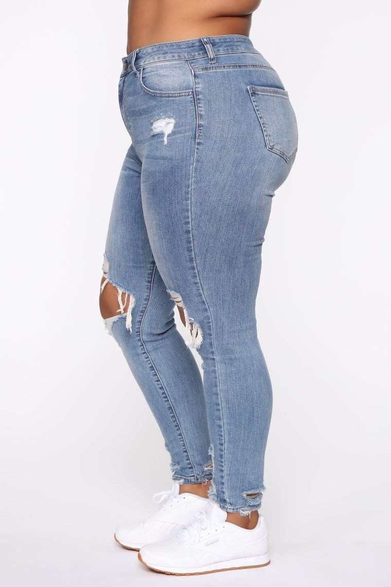 Stretch Ripped Women Plus Size Jeans Plus Size JeansUpgrade your street style with our Stretch Ripped Women Plus Size Jeans! Made of comfortable cotton with a high waist, these jeans will flatter your figure and give JeansPlush Fashions ShopPlush Fashion ShopStretch Ripped Women