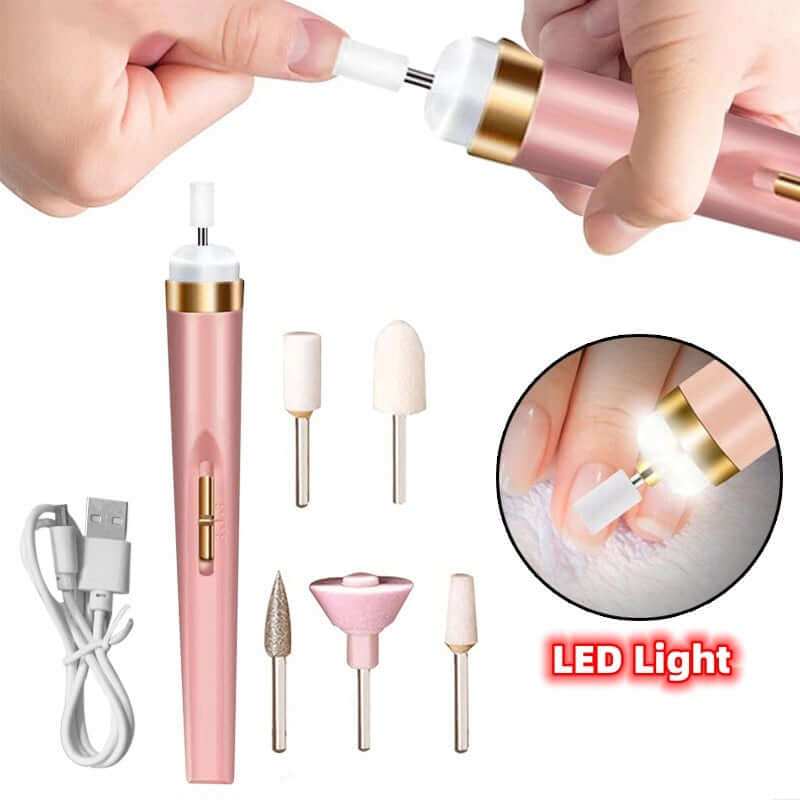 5in1 Manicure Electric Nail DrillExperience convenience and comfort with our 5in1 Manicure Electric Nail Drill! With its wireless and portable design, you can polish and care for your nails anywhereBeauty & HealthPlush Fashions ShopPlush Fashion Shop5in1 Manicure Electric Nail Drill