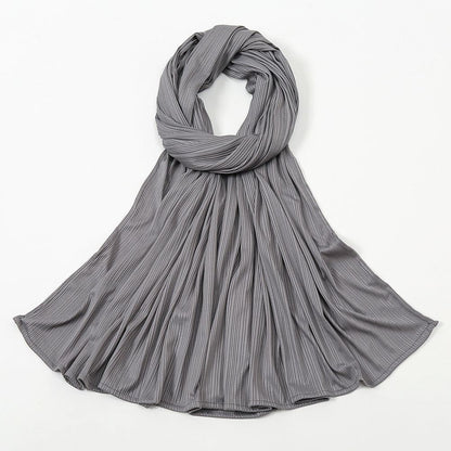 Women's Knitted Cotton Striped Solid Color ScarfElevate your style with our Women's Knitted Thread Cotton Scarf! Made from premium cotton, it comes in various solid colors, adding sophistication to any outfit. LigScarfPlush Fashions ShopPlush Fashion ShopKnitted Cotton Striped Solid Color Scarf