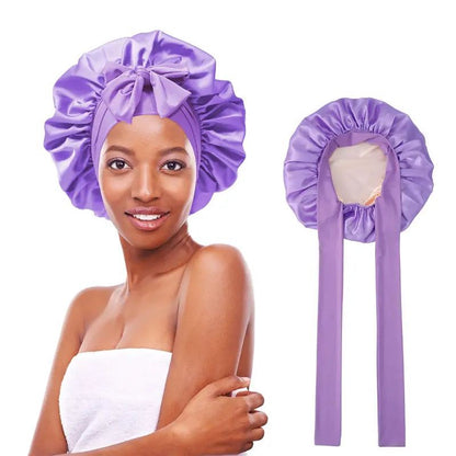 Women's Double Layered Silk Bonnet Hair Care Sleeping Hat with ElasticExperience ultimate hair protection and comfort while you sleep with the AWAYTR Double Layered Satin Night Caps for Women. Our satin sleep cap comes with a wide, sofhead scarfPlush Fashions ShopPlush Fashion ShopDouble Layered Silk Bonnet Hair Care Sleeping Hat