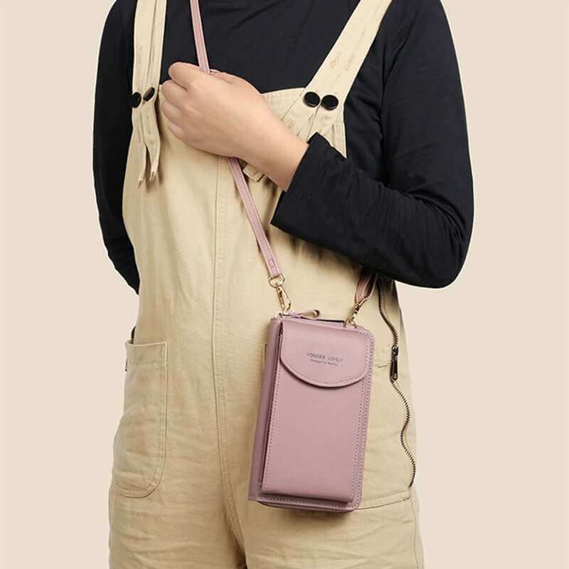 Women Mobile Phone Crossbody Large Wallet Shoulder BagThis crossbody bag is a versatile and stylish accessory for daily use. With its synthetic leather lining and PU leather material, it offers durability and a touch of0Plush Fashions ShopPlush Fashion ShopWomen Mobile Phone Crossbody Large Wallet Shoulder Bag