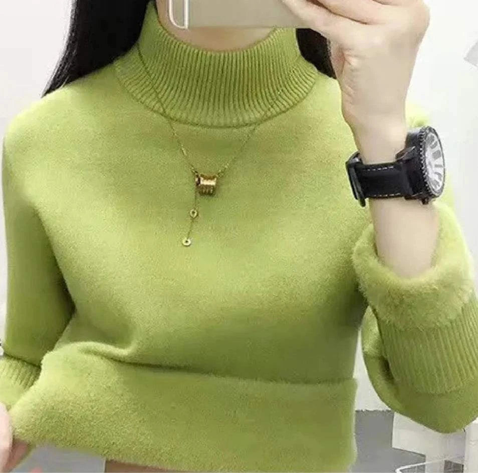 Women Elegant Thick Lined Warm SweaterIndulge in luxurious warmth with our Women Elegant Thick Lined Warm Sueter. Stay cozy and stylish with its elegant design and thick lining. Experience ultimate comfosweatersPlush Fashions ShopPlush Fashion ShopWomen Elegant Thick Lined Warm Sweater